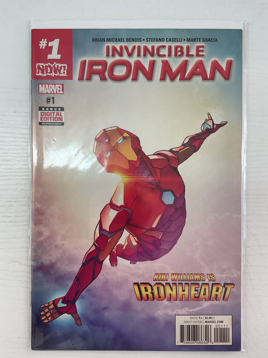 Invincible Iron Man #1 2016 Marvel Comics 1st Cover Appearance Of Ironheart Armour