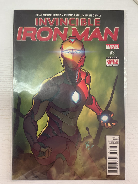 Invincible Iron Man #3 2016 Marvel Comics Debut of Ironheart Name
