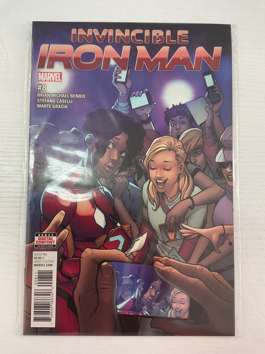 Invincible Iron Man #8 2017 Marvel Comics