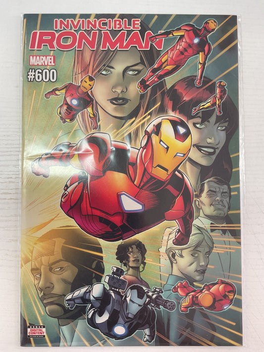 Invincible Iron Man #600 2018 Marvel Comics