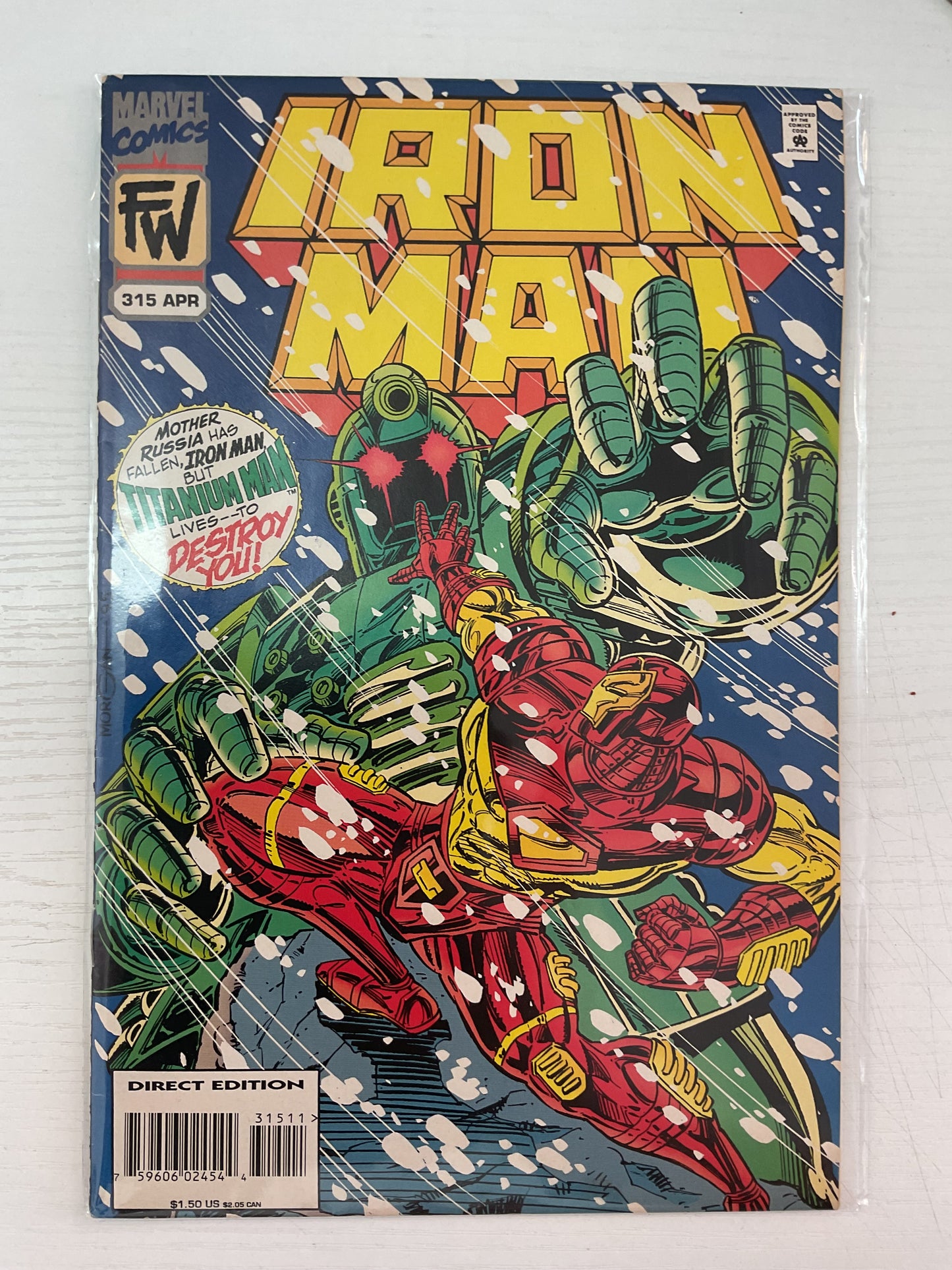 Iron Man #315 1995 Marvel Comics