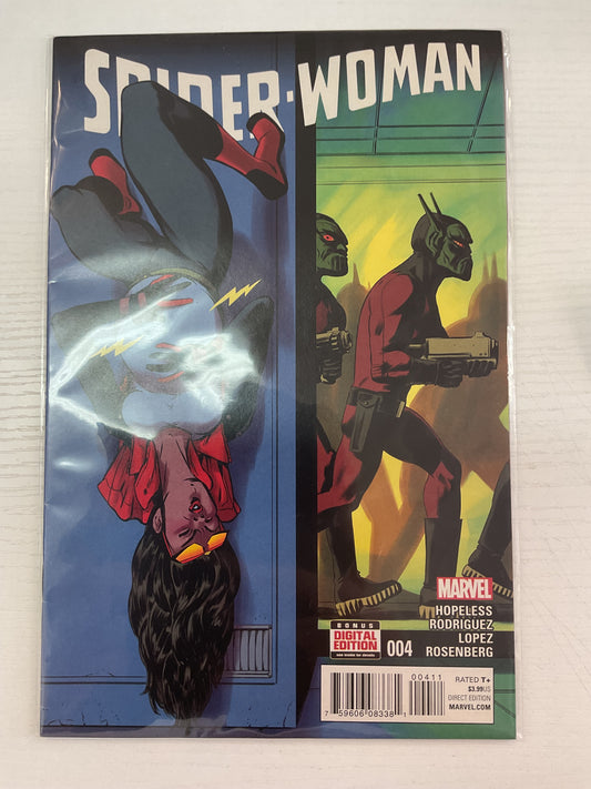 Spider-Woman #4 2016 Marvel Comics 1st Appearance of Gerald Drew