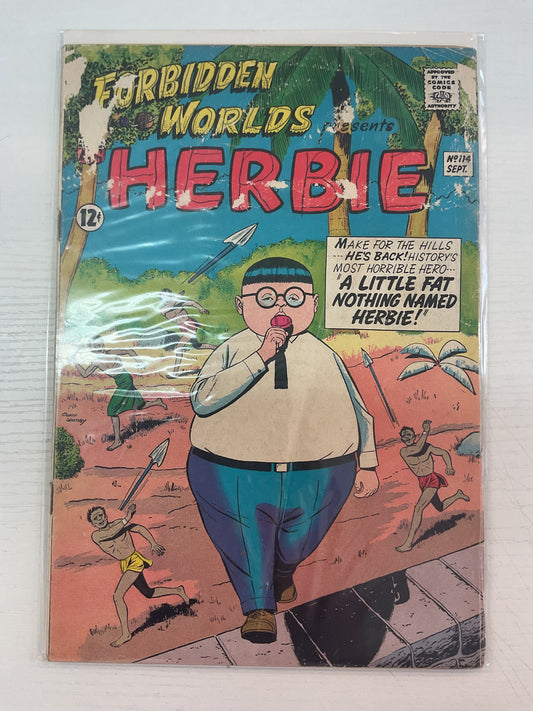 Forbidden Worlds Presents #114 1963 1st Cover Appearance Of Herbie