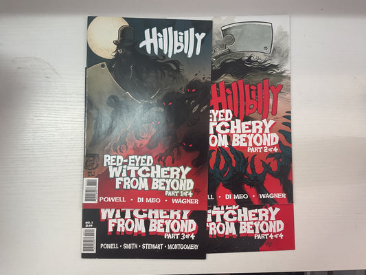 Hillbilly Red-Eyed Witchery Beyond #1-4 2018 Albatross Funnybooks Complete Series