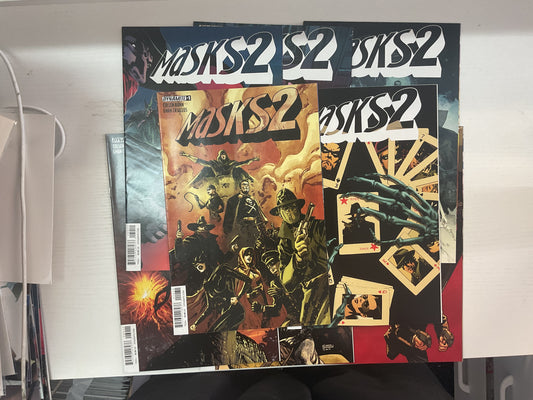 Masks 2 #1-8 2015 Dynamite Entertainment Complete Series Mixed Covers