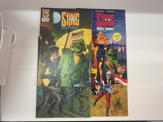 Sting Of The Green Hornet #1-4 1992 Now Comics Complete Series