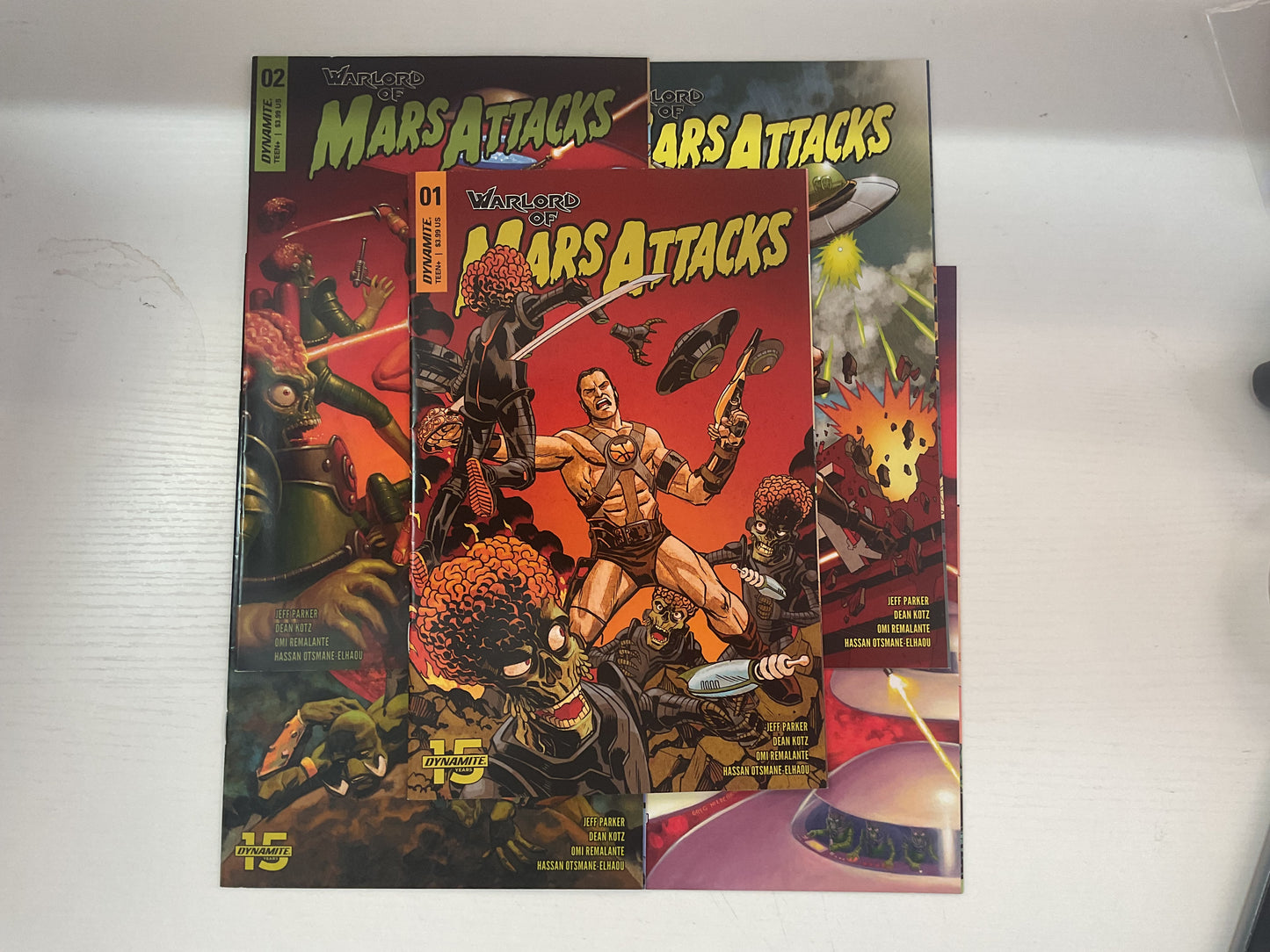 Warlord Of Mars Attacks #1-5 2019 Dynamite Entertainment