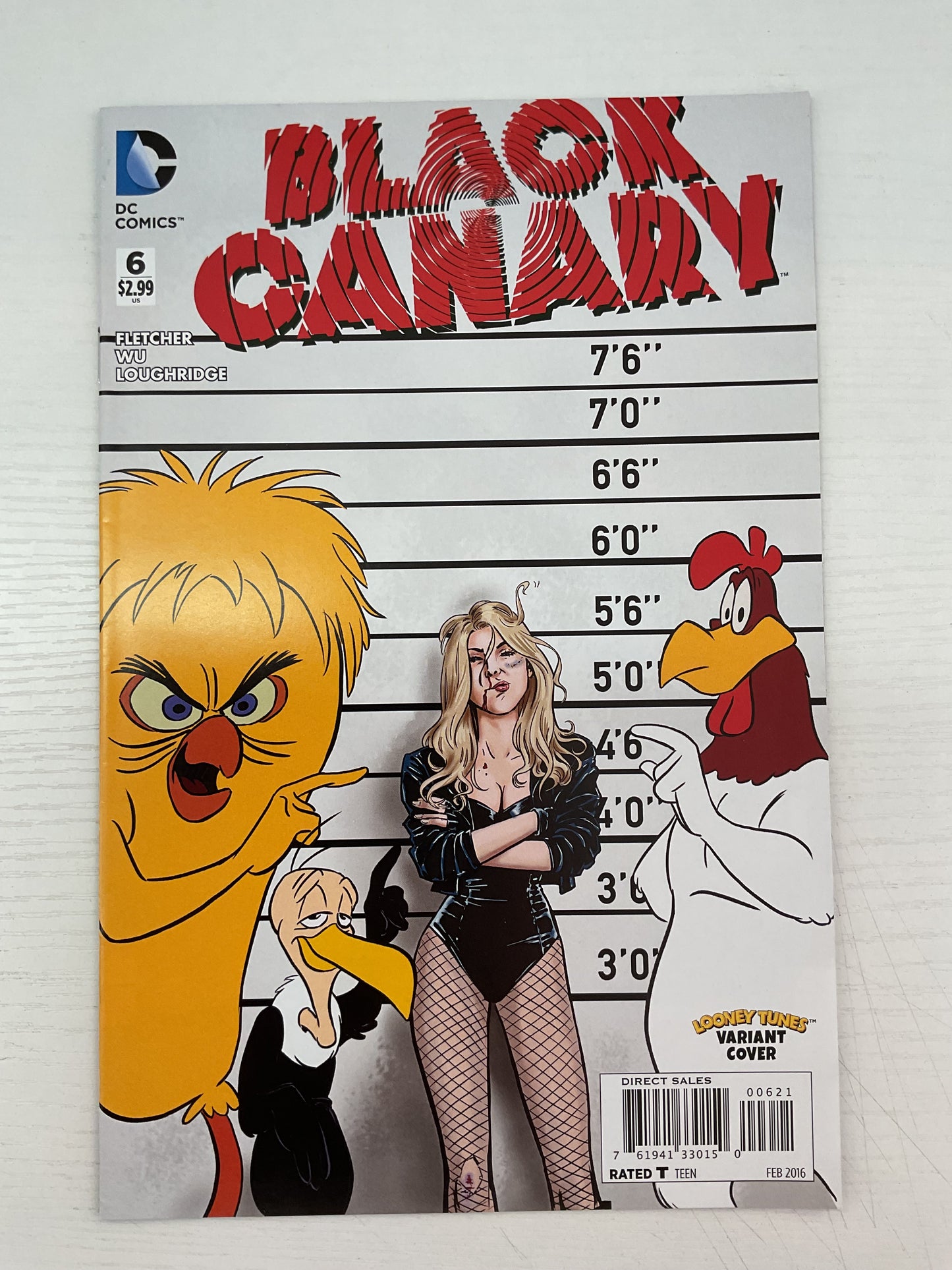 Black Canary #6 2016 DC Comics Looney Tunes Variant