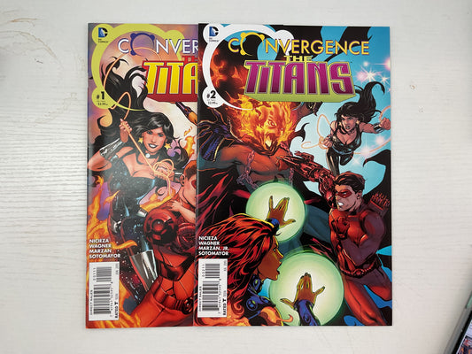 Convergence Titans #1-2 2015 DC Complete Series