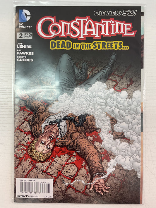 Constantine #2 2013 DC Comics Gatefold Cover