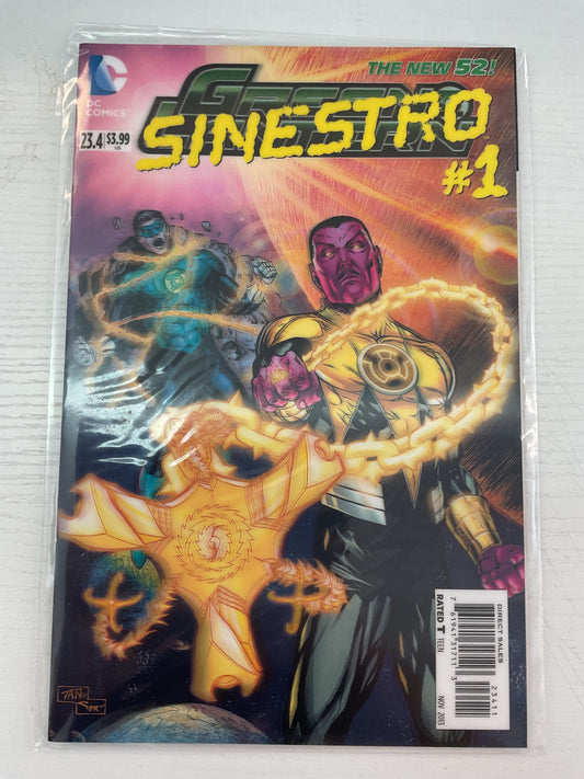 Green Lantern #23.4 2013 DC Comics 3D Lenticular Sinestro Cover