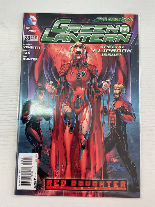 Green Lantern #28 2014 DC Comics 1st Appearance Of Supergirl as Red Lantern