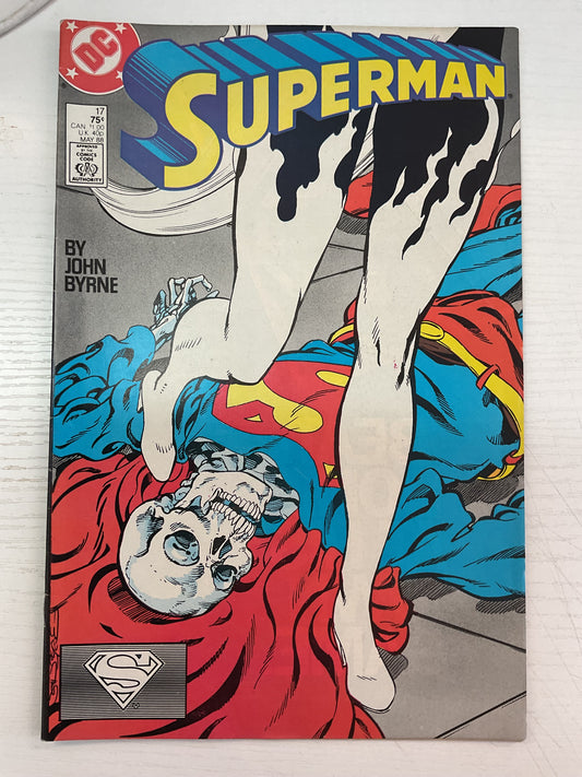 Superman #17 1988 DC Comics 2nd Appearance Of Silver Banshee