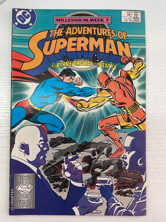 Adventures Of Superman #437 1988 DC Comics Millenium