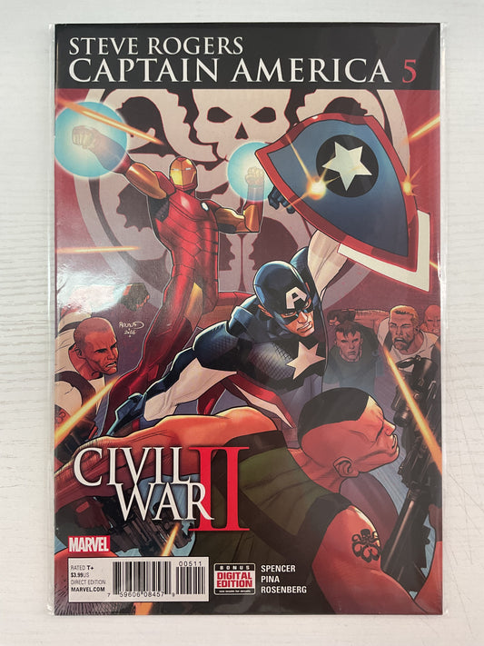 Captain America Steve Rogers #5 2016 Marvel Comics Civil War II