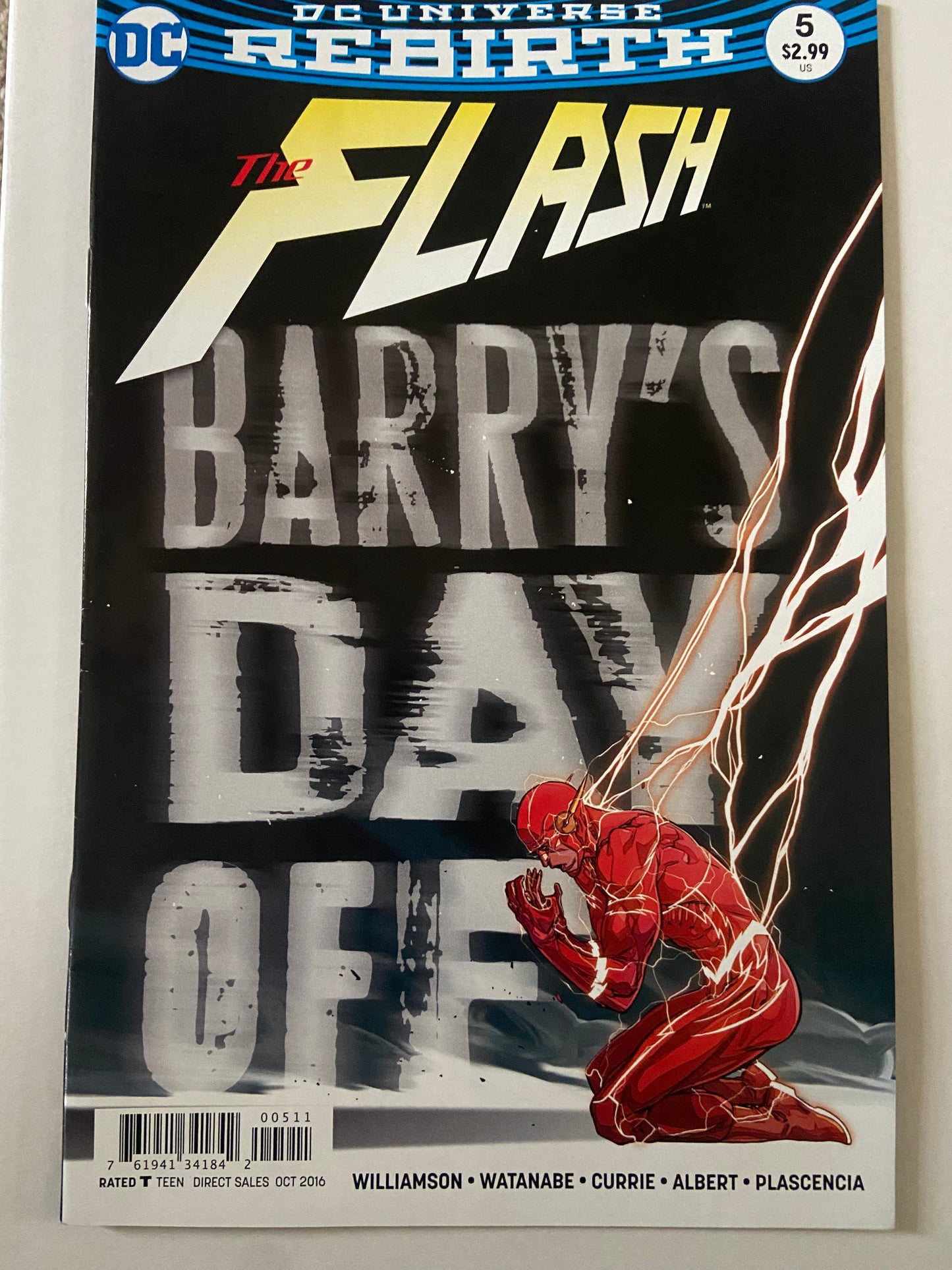 Flash #5 2016 DC Comics 1st Full Appearance Of Godspeed