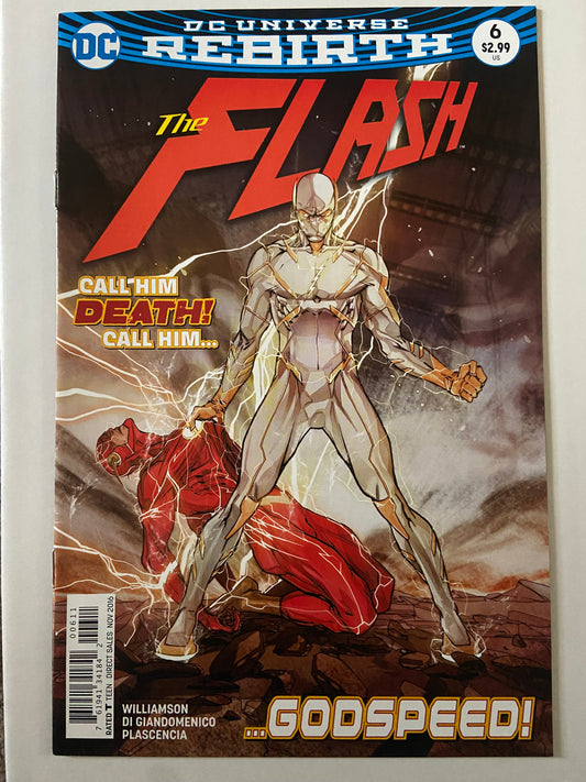 Flash #6 2016 DC Comics 1st Cover Appearance Of Godspeed