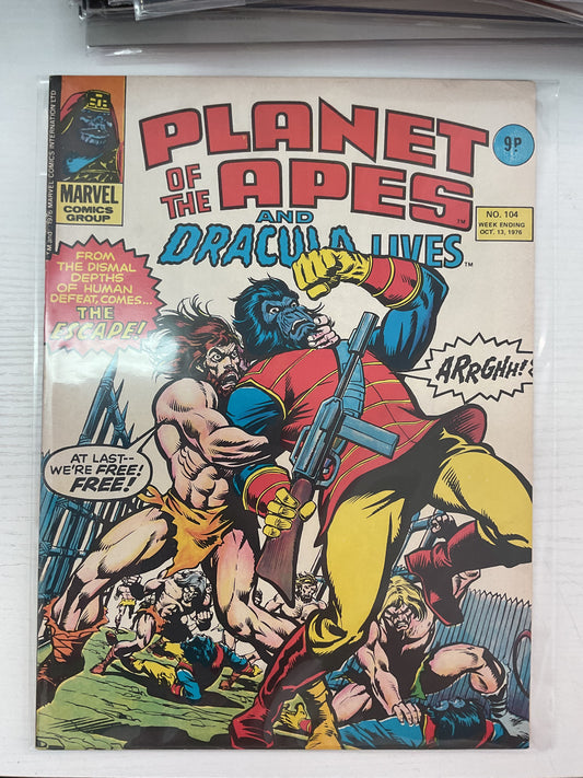 Planet Of The Apes and Dracula #104 1976 Marvel Comics