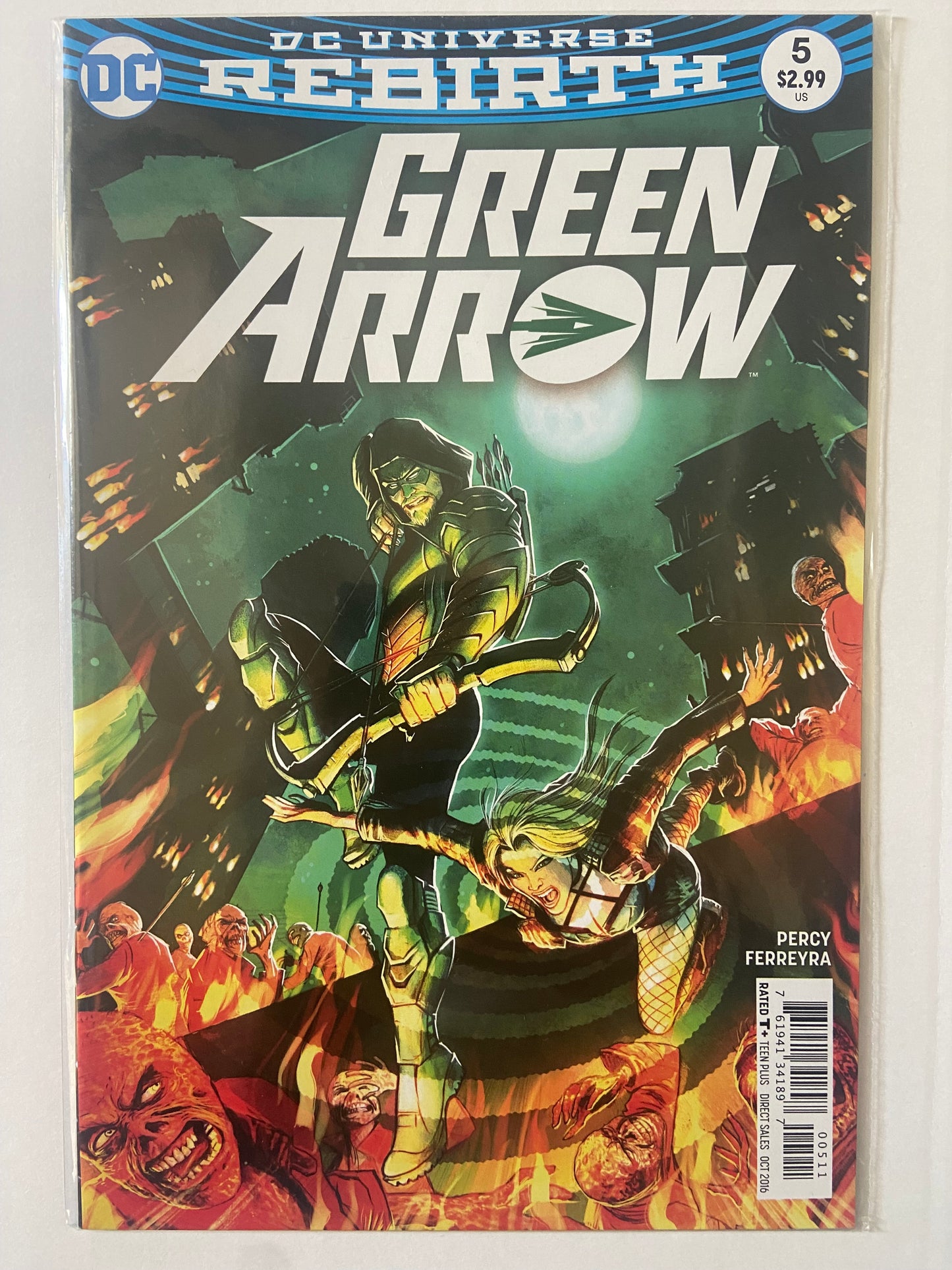 Green Arrow #5. 2016 DC Comics