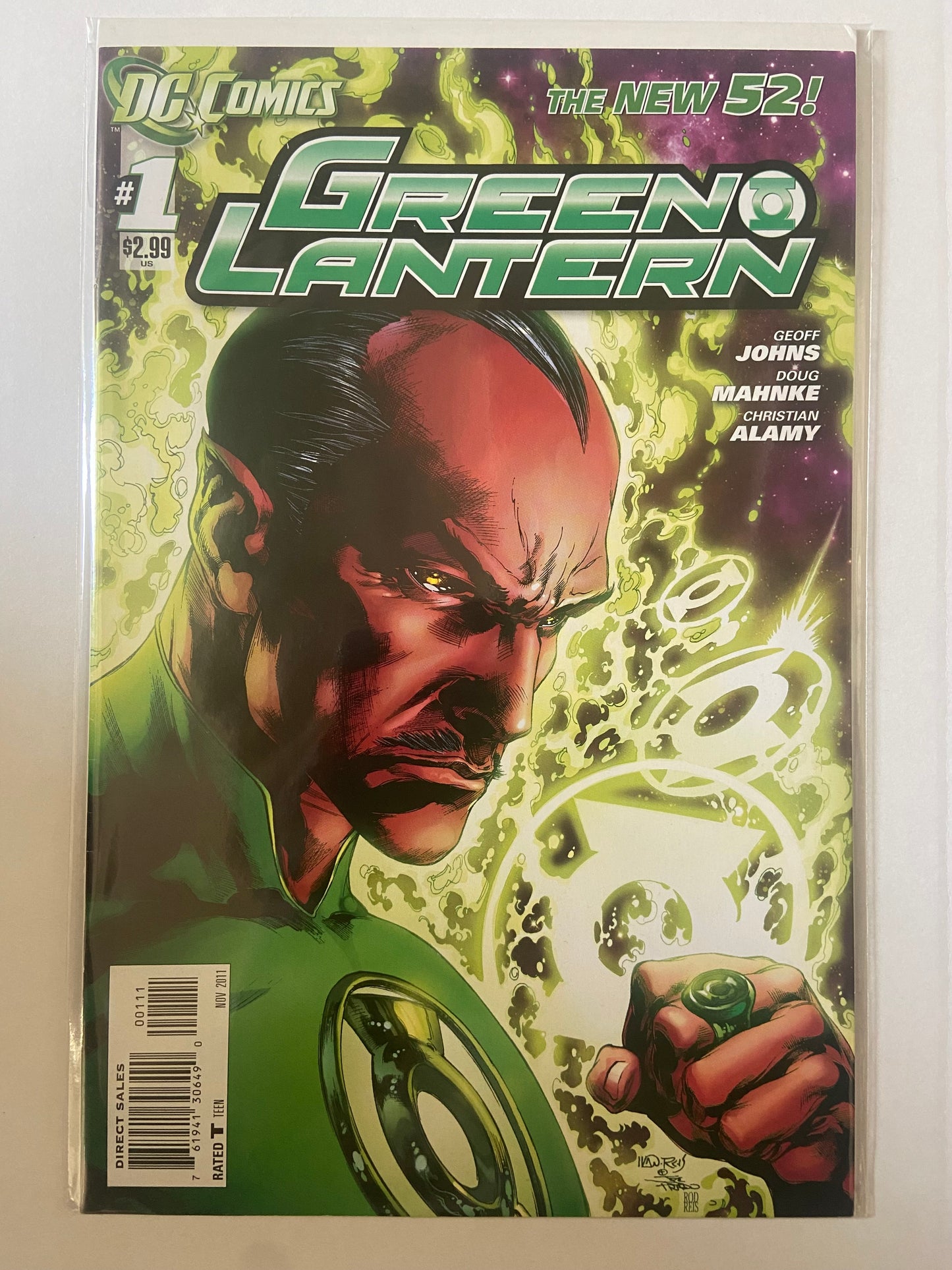 Green Lantern #1 2011 DC Comics