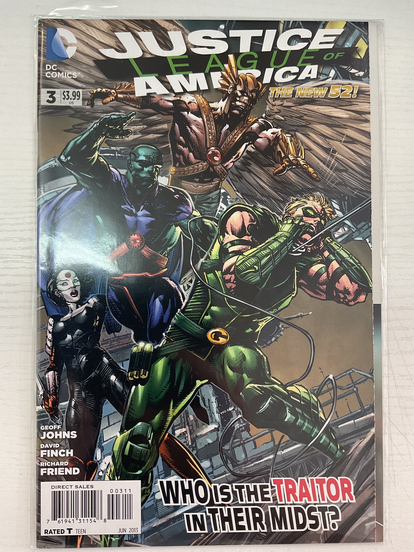 Justice League Of America #3 2013 DC Comics