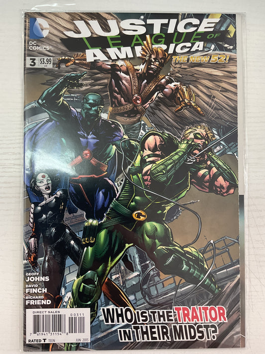 Justice League Of America #3 2013 DC Comics