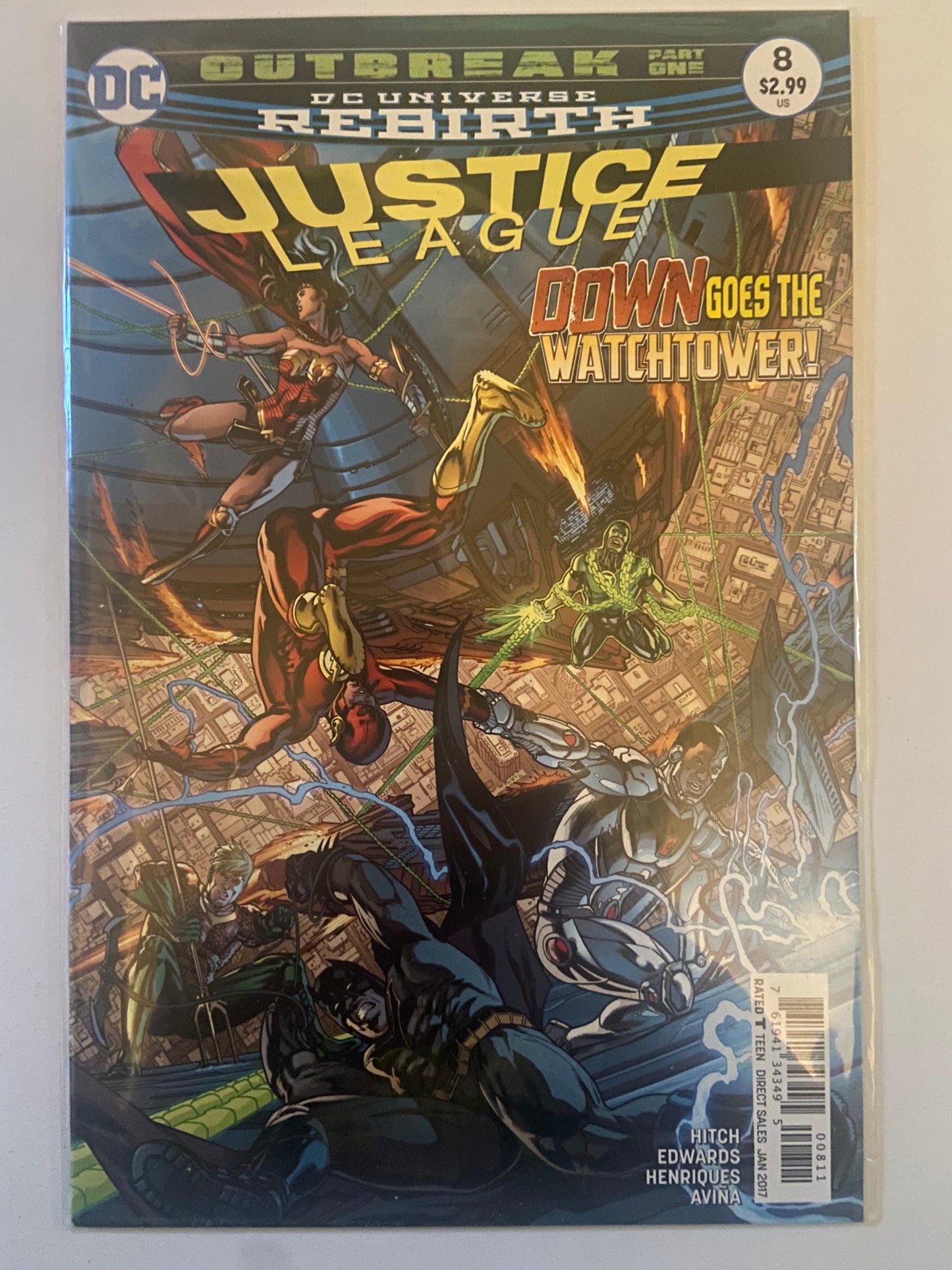 Justice League #8 2017 DC Comics