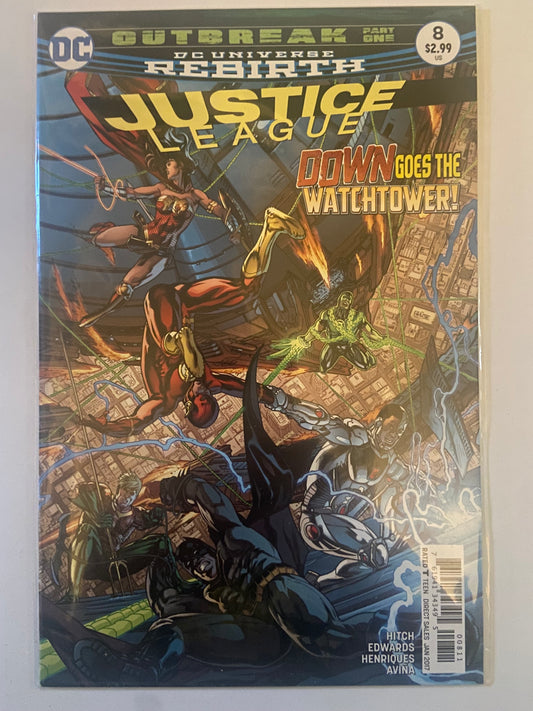 Justice League #8 2017 DC Comics