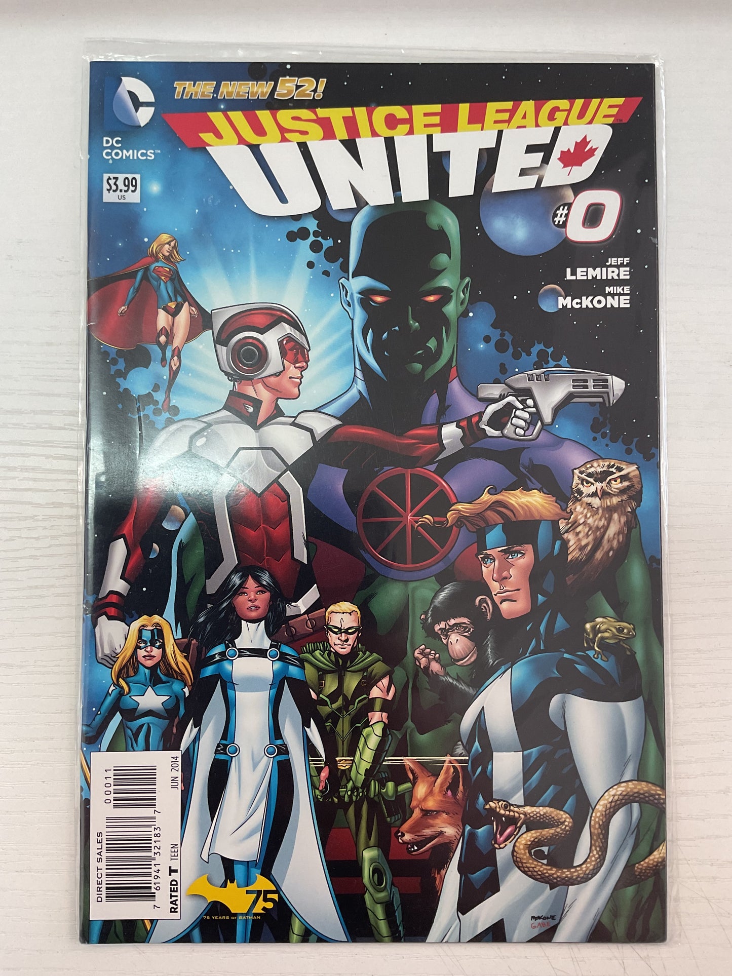 Justice League United #0 2014 DC Comics