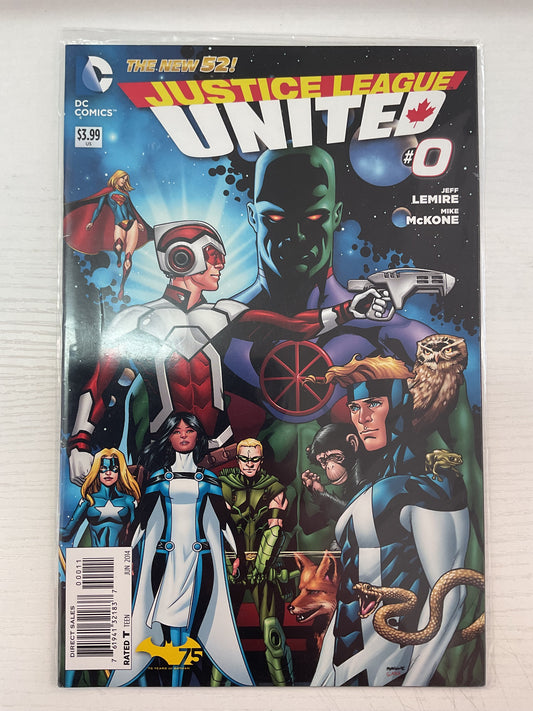 Justice League United #0 2014 DC Comics