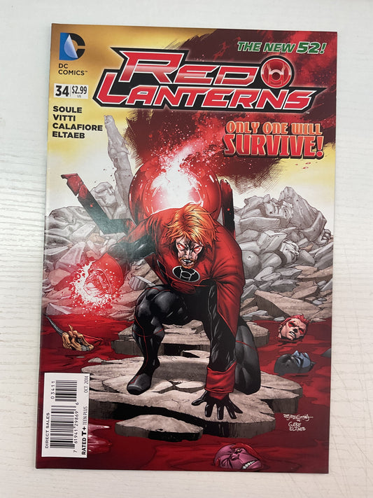 Red Lanterns #34 2014 DC Comics