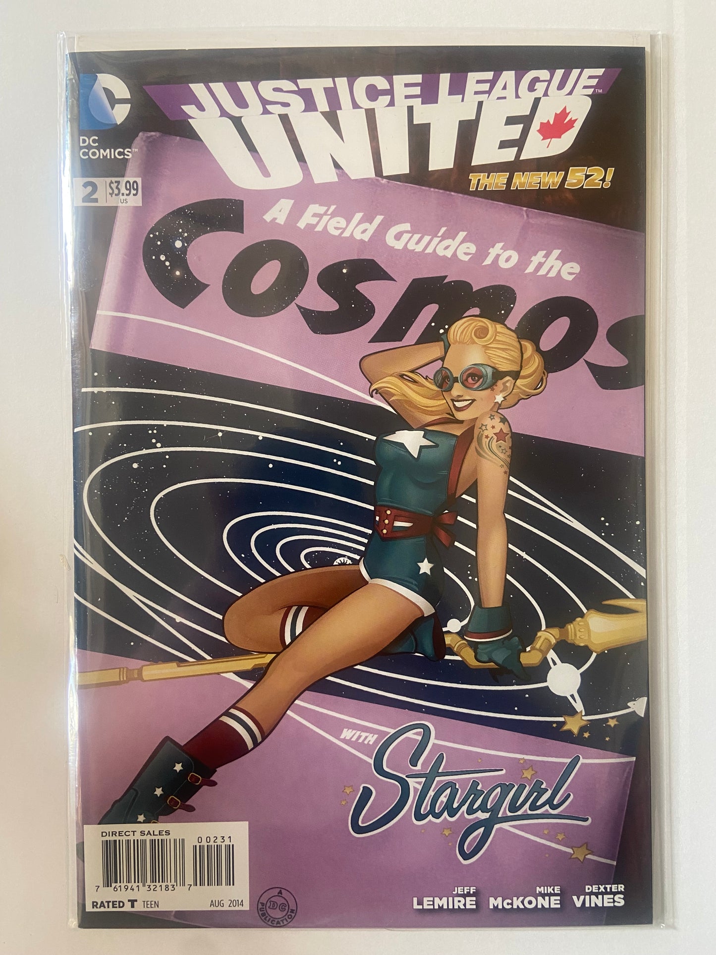 Justice League United #2 2014 DC Comics Bombshells Variant