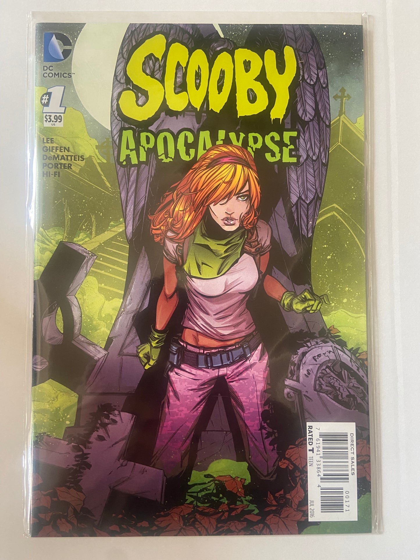 Scooby Apocalypse #1 2016 DC Comics Jones Daphne Variant