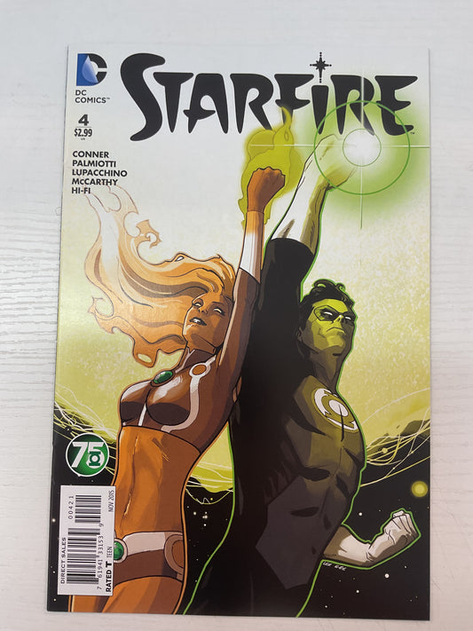 Starfire #4 2015 DC Comics Garbett Green Lantern 75th Anniversary Variant