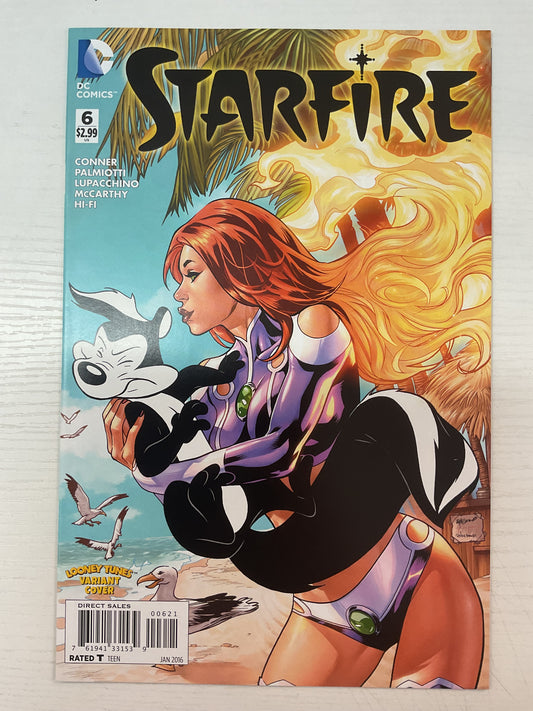 Starfire #5 2016 Lupacchino Looney Tunes Variant