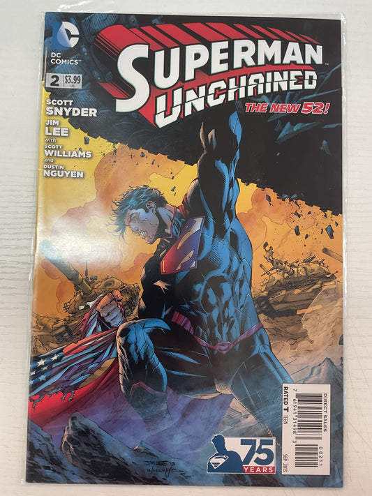 Superman Unchained #2 2013 DC Comics