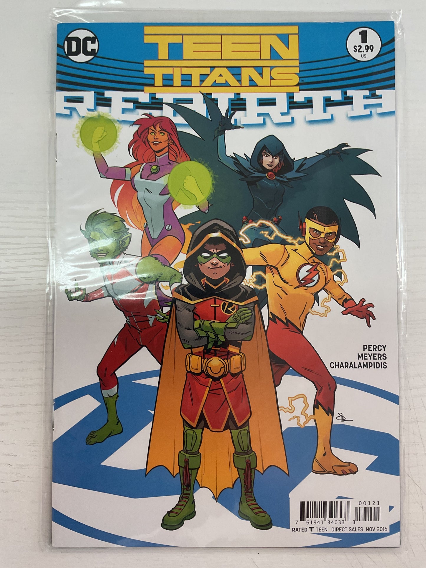 Teen Titans Rebirth #1 2016 DC Comics Shaner Variant