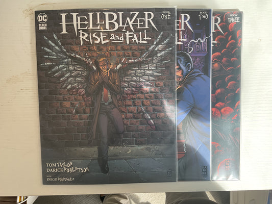 Hellblazer Rise And Fall #1-3 2021 DC Comics Black Label Complete Series