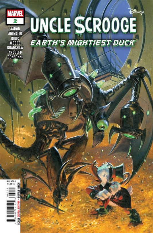 Uncles Scrooge Earths Mightiest Duck #2 2025 Marvel Comics