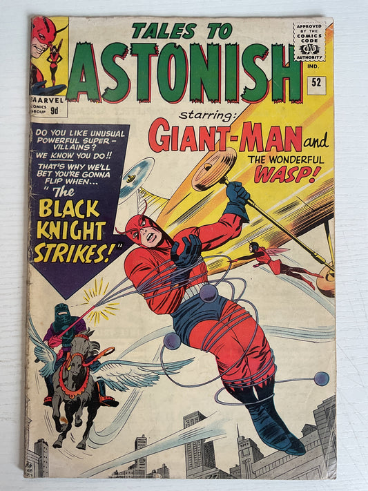 Tales To Astonish #52 1964 Marvel Comics 1st Appearance Of Black Knight (Nathan Garret)