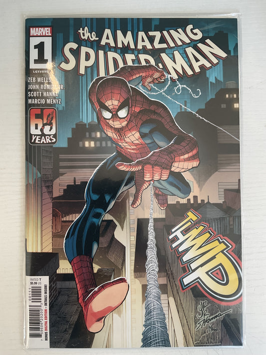 Amazing Spider-Man #1 2022 Marvel Comics 1st Appearance Of Paul (MJ’s Husband)
