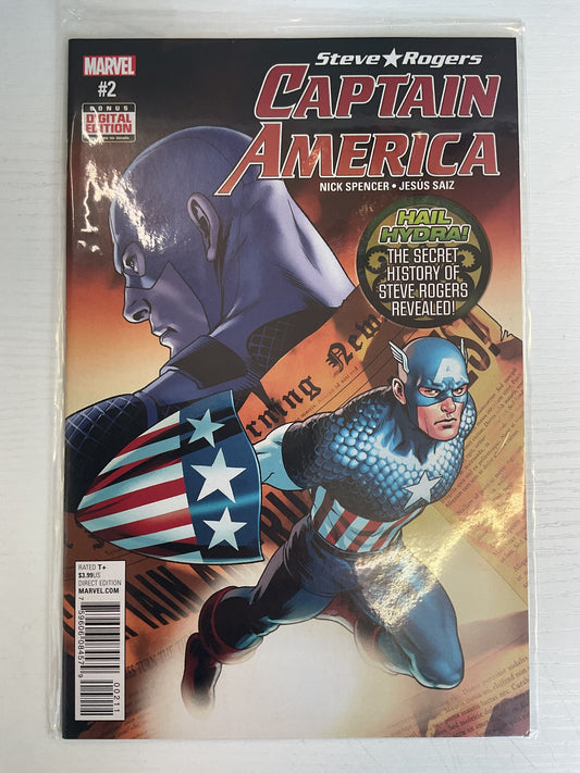 Captain America Steve Rogers #2 2016 Marvel Comics
