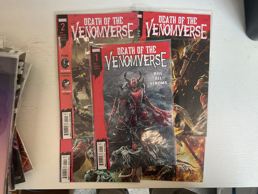 Death Of Venomverse #1-5 2023 Marvel Comics Complete Series