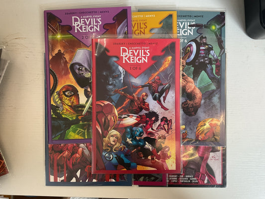 Devil’s Regin #1-6 + Omega 2021 Marvel Comics Complete Series