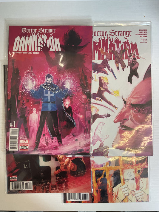 Doctor Strange Damnation #1-4 2018 Marvel Comics Complete Series