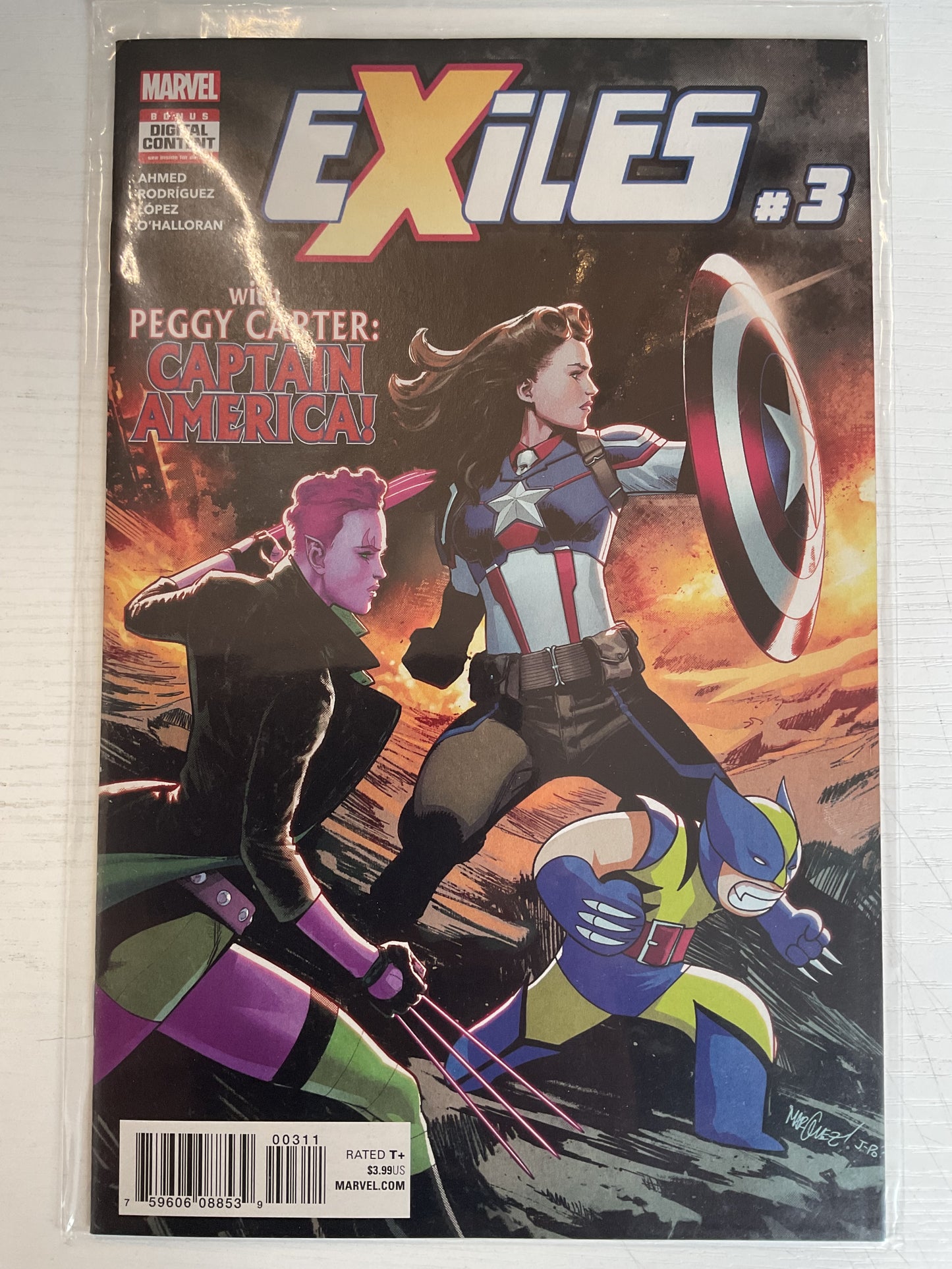 Exiles #3 2018 Marvel Comics 1st Full Appearance Of Captain Carter
