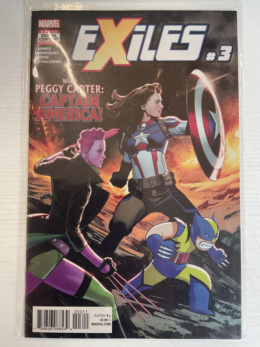 Exiles #3 2018 Marvel Comics 1st Full Appearance Of Captain Carter