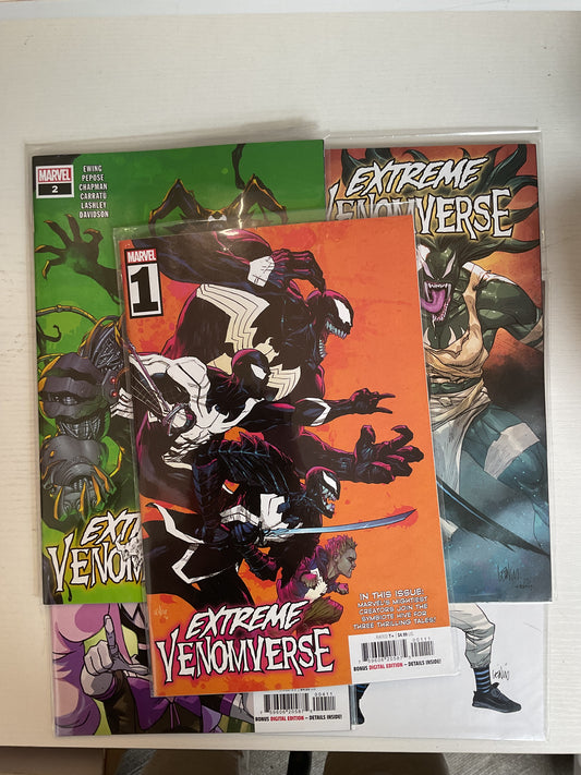 Extreme Venomverse #1-5 2023 Marvel Comics Complete Set