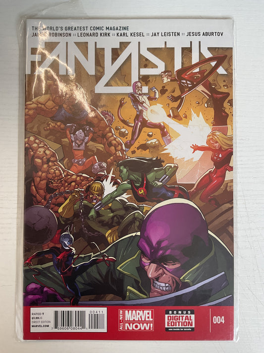 Fantastic Four #4 2014 Marvel Comics