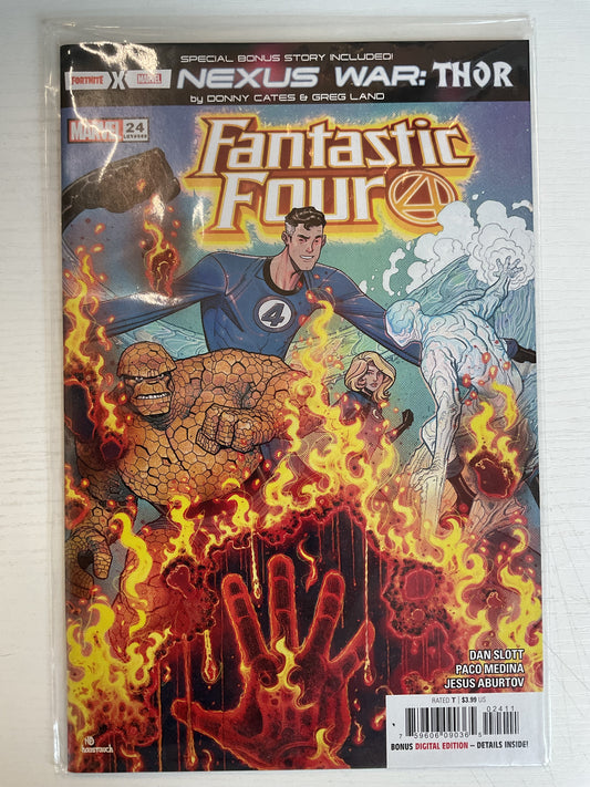 Fantastic Four #24 2020 Marvel Comics Fortnite Crossover